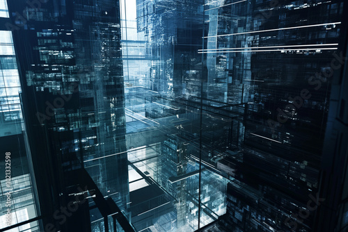 inception movie scene display in Skyscrapers
