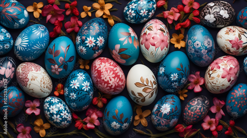 Happy easter ! Easter Egg Elegance from Above Happy easter ! Easter Egg Elegance from Above