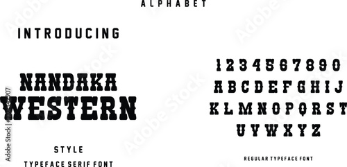 Classic College Western Abstract Fashion Font Collection. Classic & Minimal Alphabet Fonts for Logos & Branding Vintage, Abstract, Hand Drawn Typography