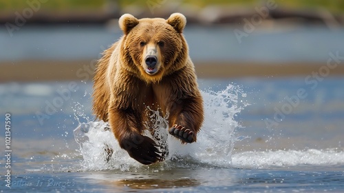 Ruling the landscape, brown bears of Kamchatka (Ursus arctos beringianus) photo