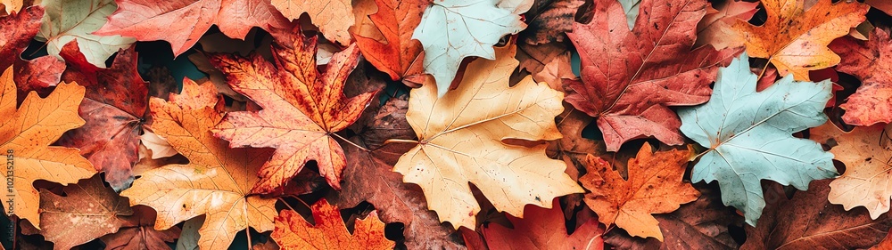 A vibrant arrangement of autumn leaves in various colors, capturing the essence of fall and nature's beauty. A vibrant arrangement of autumn leaves in various colors, capturing the essence of fall and nature's beauty.