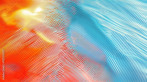 Vibrant abstract waves in red and blue tones create an energetic and dynamic visual ideal for modern design projects.