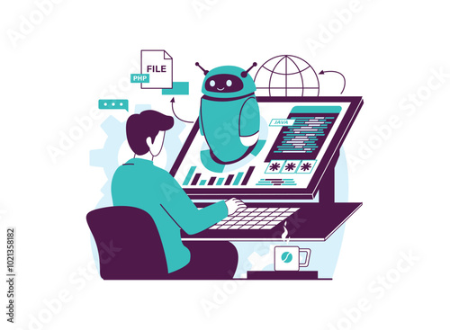 Game Developer working with a chatbot to develop software using PHP and Java.