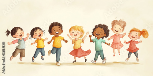 Children's rights, Human Rights Day concept,