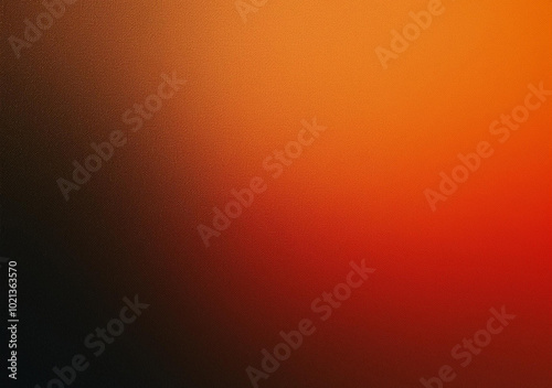 Orange black colors gradient background, grainy texture effect, web banner design photo