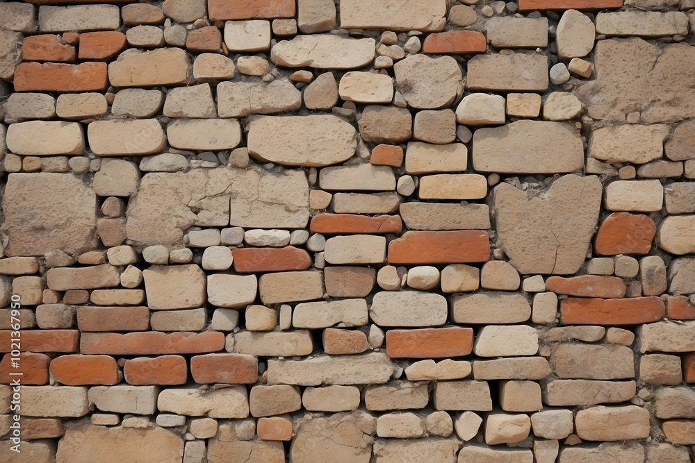 Obraz premium Hintergrund Grafik - Wand aus Ziegelsteinen