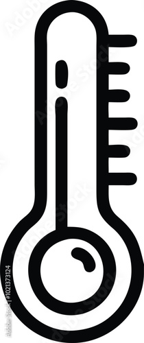a black and white image of a temperature temperature