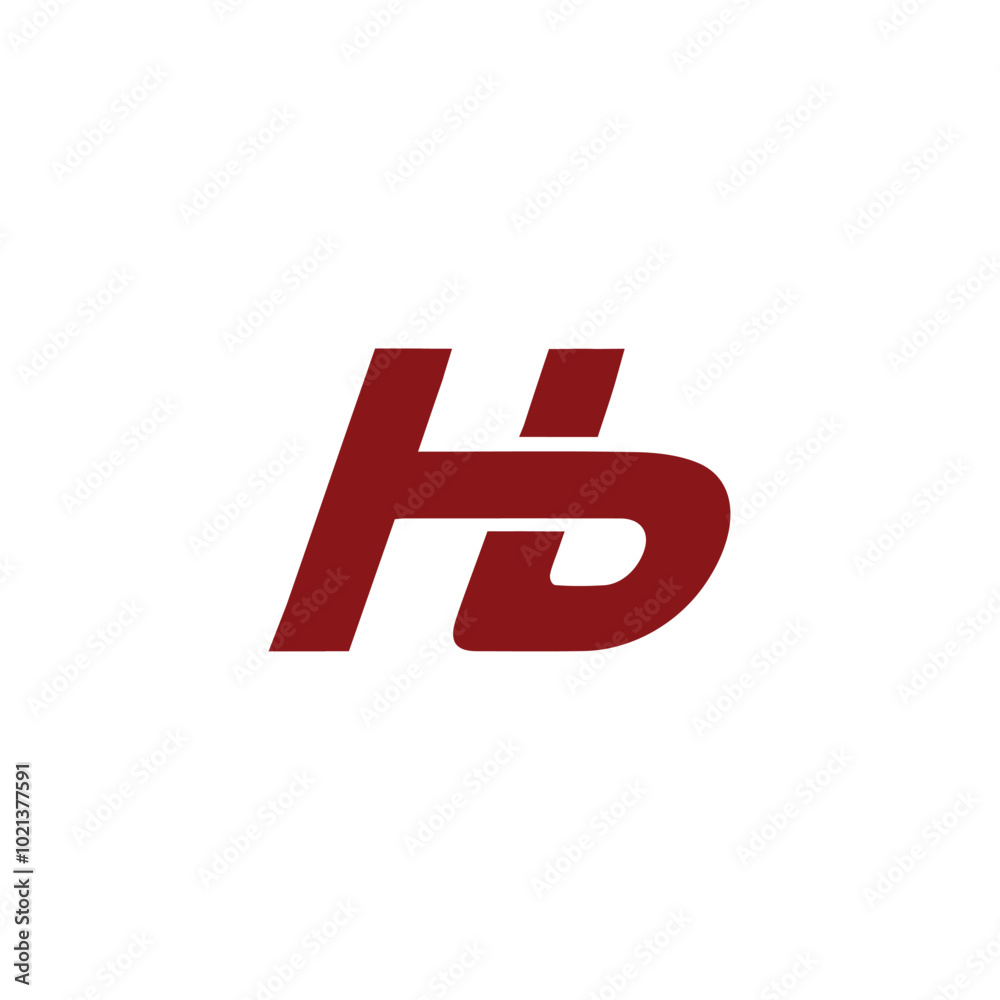 Obraz premium Logo Hb simple Modern Templates