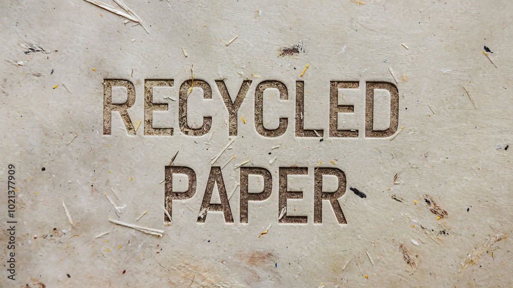 Recycled Paper Texture   Eco Friendly Material Close Up