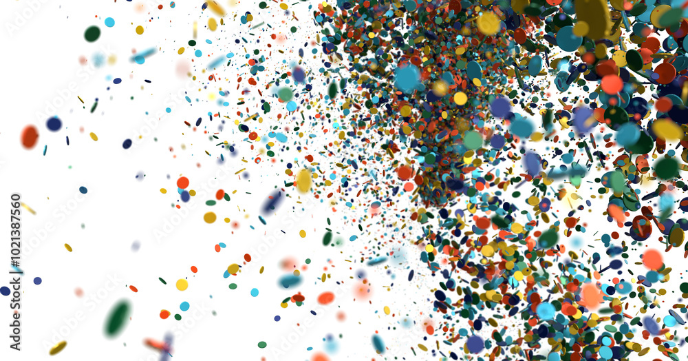 Fototapeta premium Abstract Confetti Celebration