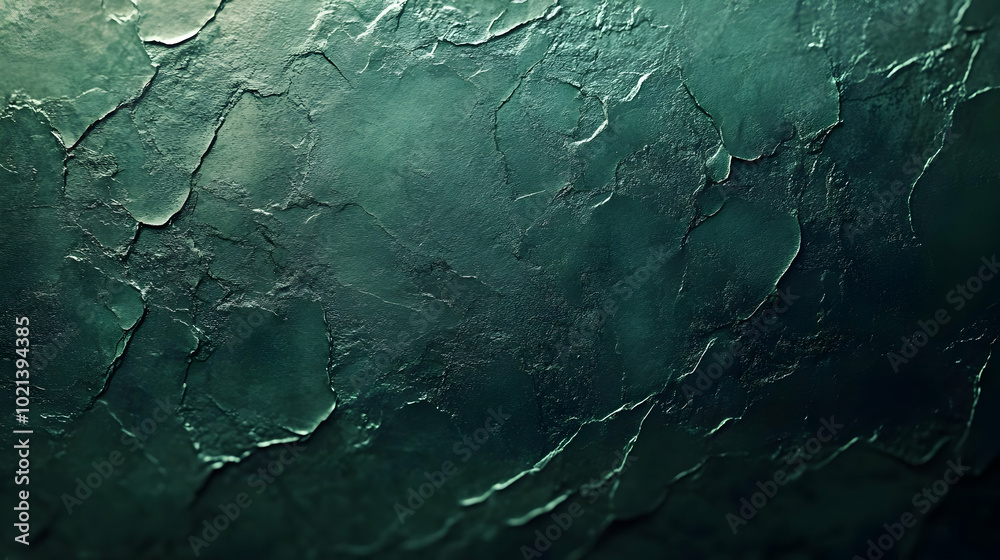 Abstract Green Cracked Wall Texture Background Abstract Green Cracked Wall Texture Background