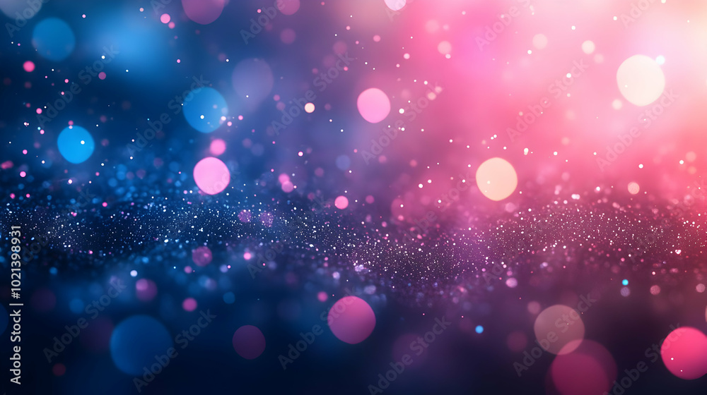 Abstract Background with Pink and Blue Bokeh Abstract Background with Pink and Blue Bokeh