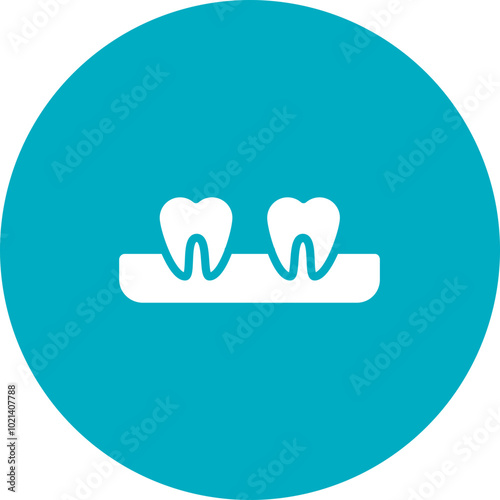 dental health vector icon for business uses 