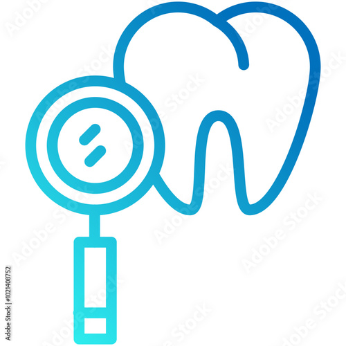 dental health vector icon for business uses 