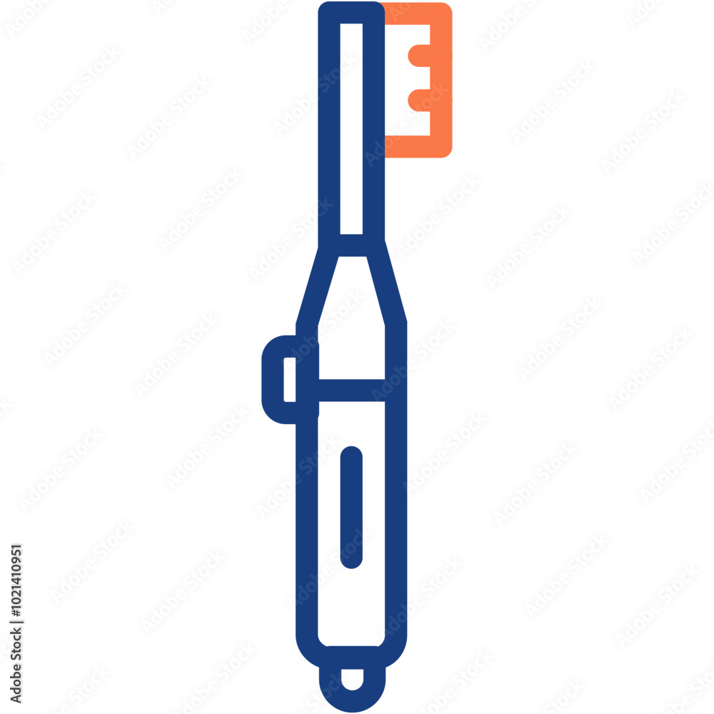 vector design icon of a dentist electric brush vector design icon of a dentist electric brush