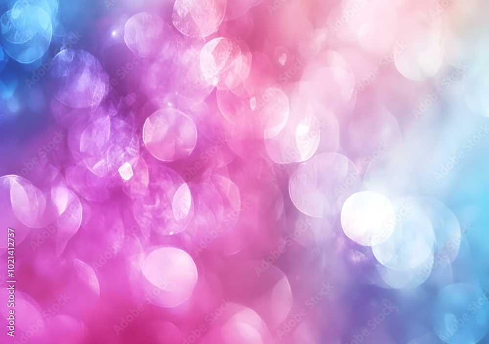 Fototapeta premium Abstract Blurred Background with Colorful Bokeh Lights