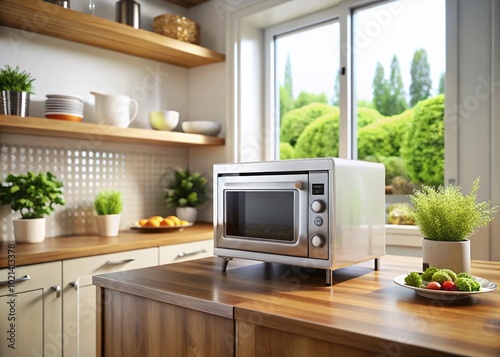 Free microwave appliance on display, ideal for home kitchens and modern cooking enthusiasts