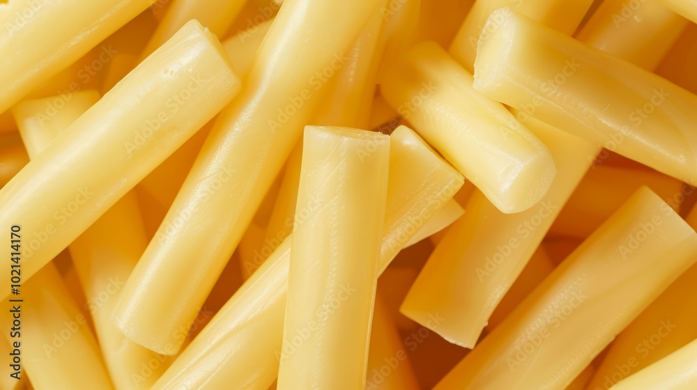Close up of cheese sticks background, top view. Photorealistic high resolution macro photography for advertising or food design Close up of cheese sticks background, top view. Photorealistic high resolution macro photography for advertising or food design