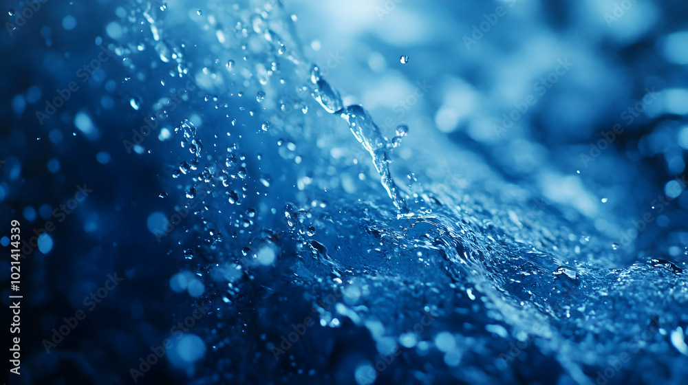Blue Water Splash Abstract Background Blue Water Splash Abstract Background
