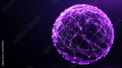 abstract sphere ball with Digital Waveform, for Futuristic Technology, AI, and Virtual Reality Concepts. artificial intelligence, neural networks and blockchain, space exploration, machine learning .