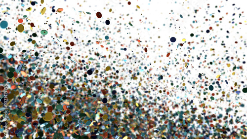 Abstract Confetti Background