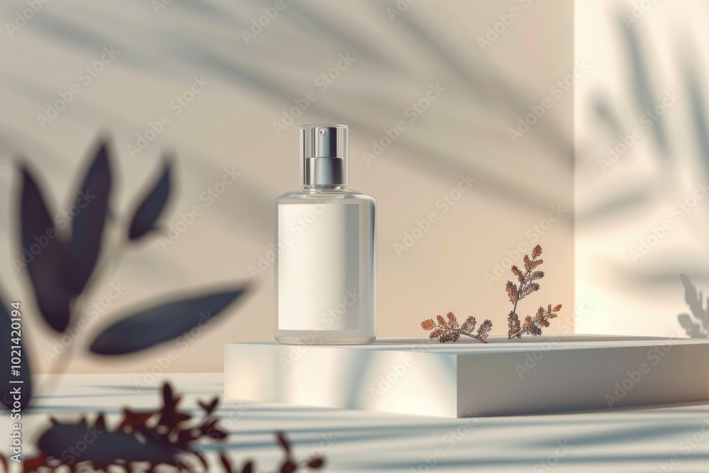 Sleek Blank Perfume Bottles Travel-Size Spray Mockup with Studio Background for Portable Scent Branding Sleek Blank Perfume Bottles Travel-Size Spray Mockup with Studio Background for Portable Scent Branding