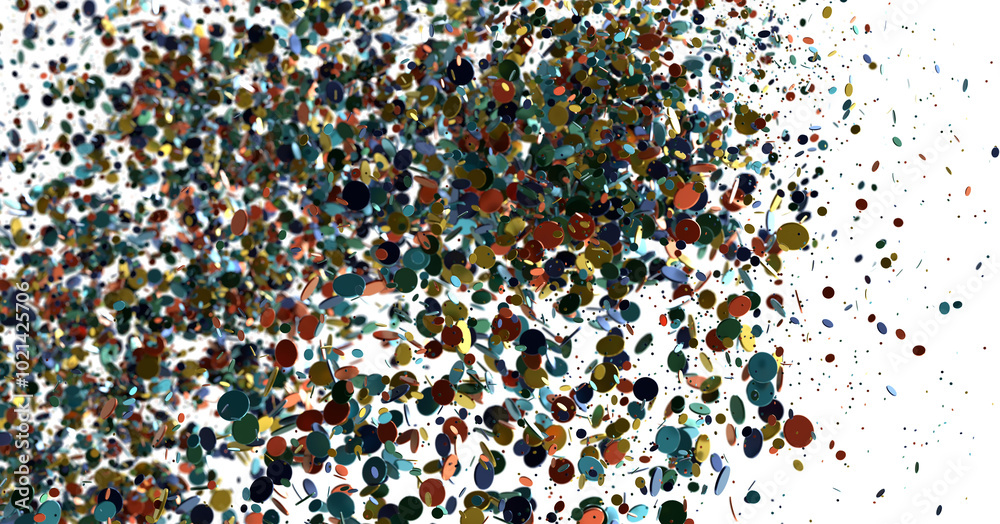 Abstract Colorful Confetti Explosion Abstract Colorful Confetti Explosion