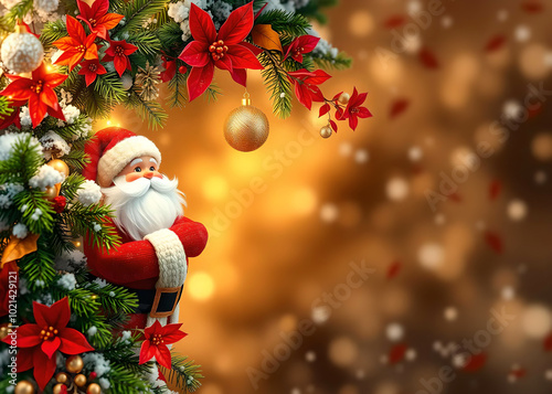 Arrière-plan pour Noël avec espace pour un texte