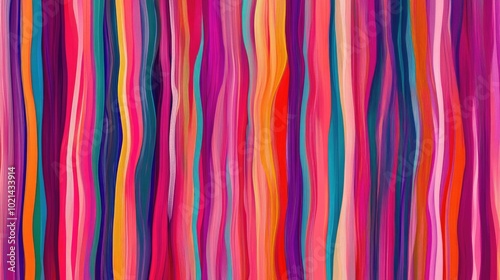 Colorful abstract stripes in a digital design An impressionist artwork featuring a hand drawn artistic pattern Ideal for prints postcards posters wallpapers and textile designs