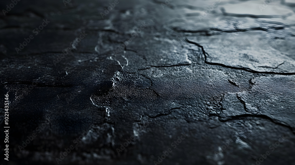 Dark Cracked Texture 3D Background Dark Cracked Texture 3D Background