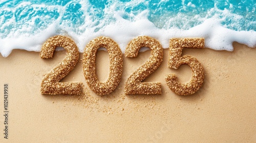 2025 Gold Sand Beach Date Concept