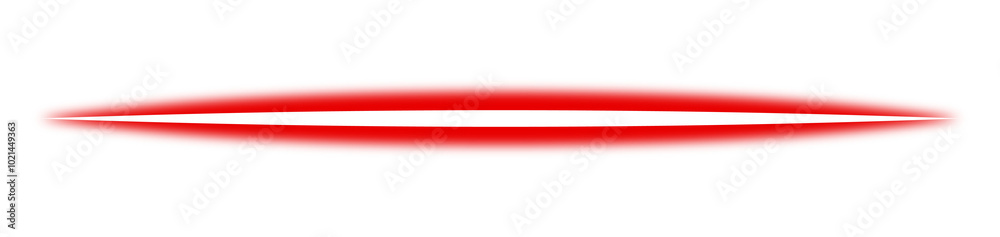 Red gradient neon line design element Red gradient neon line design element