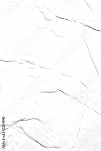 Creased paper texture overlay effect, png wrinkled paper surface