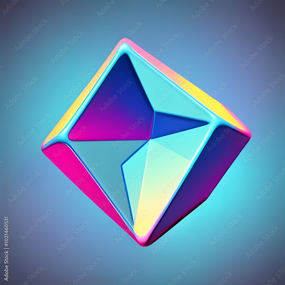 Holo abstract 3D shapes and 3D holographic elements or 3d holographic liquid shape amp gradient shap