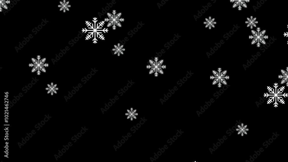 Snowflakes are falling. The atmosphere of winter holidays, background with snowflakes and snow