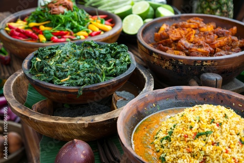 A cooking competition featuring traditional recipes from various African countries to celebrate African World Heritage Day