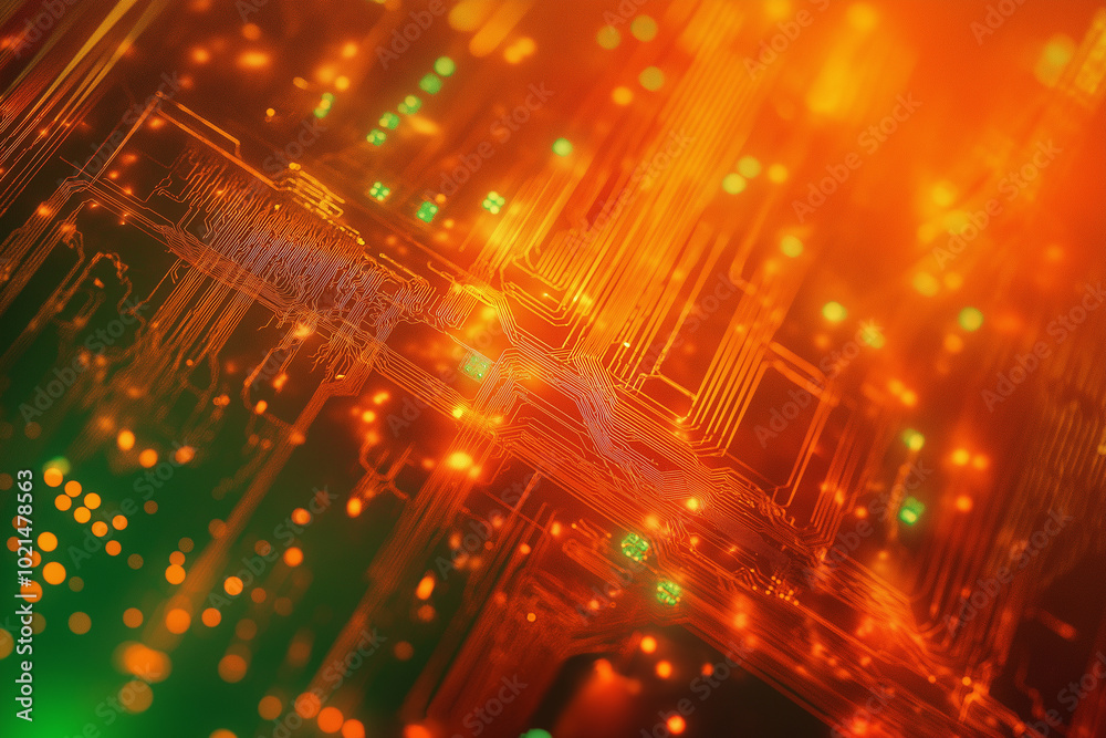 abstract technology background. generative AI abstract technology background. generative AI