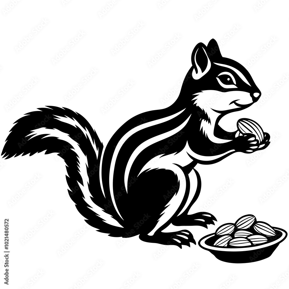squirrel with acorn squirrel with acorn