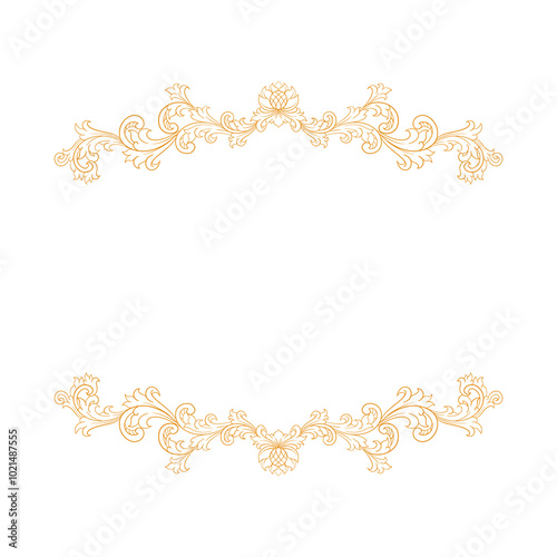 luxury wedding ornament vector design.