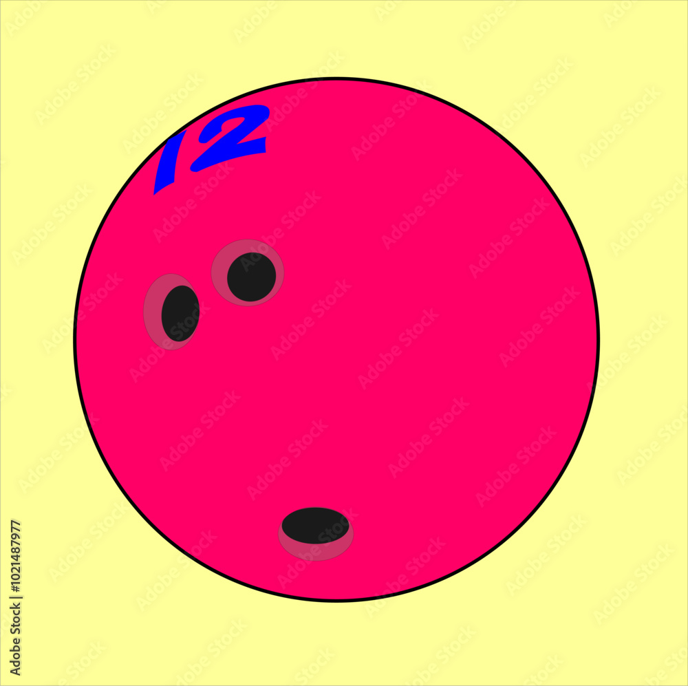 Fototapeta premium Bowlingball.eps