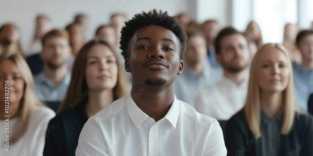 Diverse audience at public business conferences or seminar events Diverse audience at public business conferences or seminar events