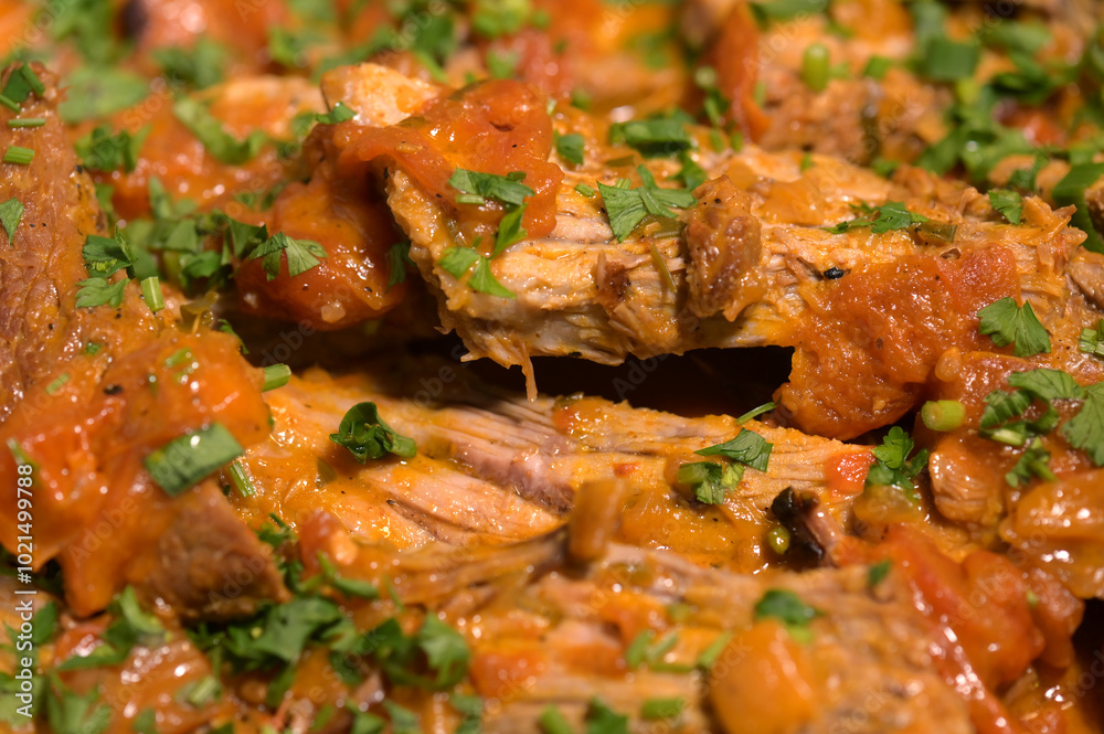 meat cooked with seasoning and sauce healthy and tasty food meat cooked with seasoning and sauce healthy and tasty food