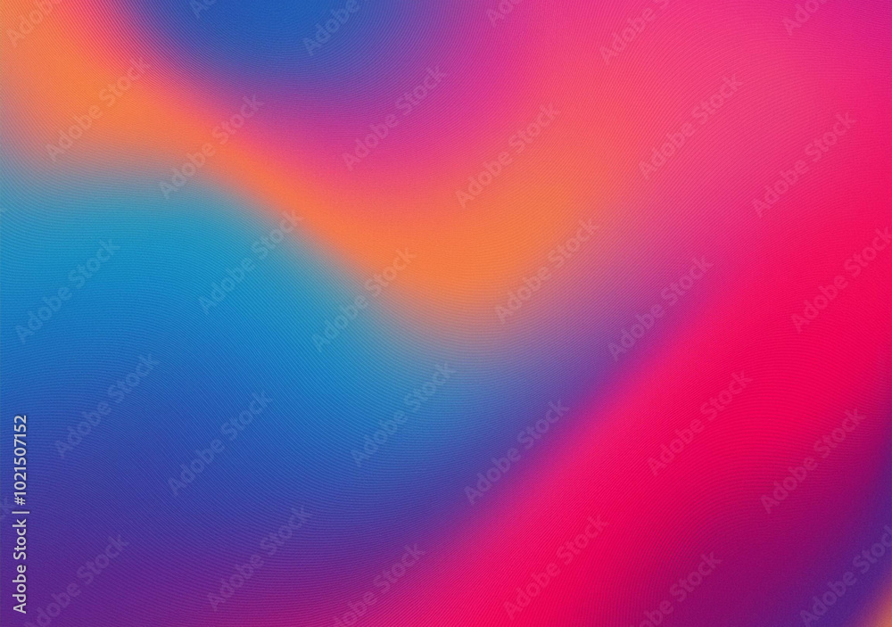 Abstract vibrant color flow abstract grainy background pink blue purple red noise texture summer banner header poster design