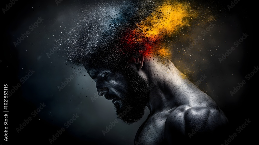 Powerfully Poised Weightlifter Exudes Uncompromising Mastery in Rendering A captivating portrayal of an athlete s sculpted physique and steely determination captured in detail Powerfully Poised Weightlifter Exudes Uncompromising Mastery in Rendering A captivating portrayal of an athlete s sculpted physique and steely determination captured in detail