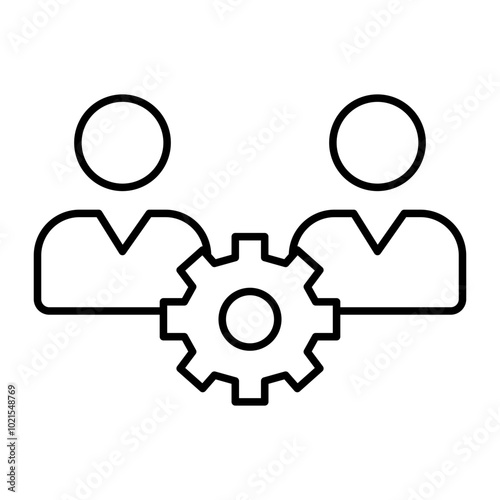 Strong Vector Line Icon Design