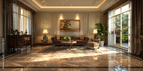 Luxurious Elegant Interior Living Room