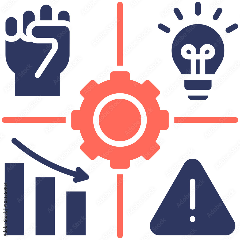 Obraz premium Swot Analysis Icon