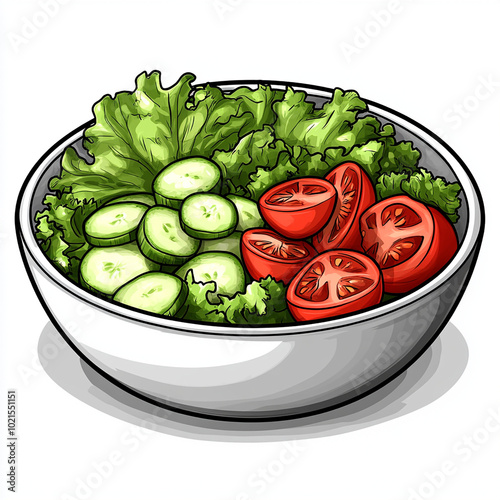 salad and healthy food, vegetable
