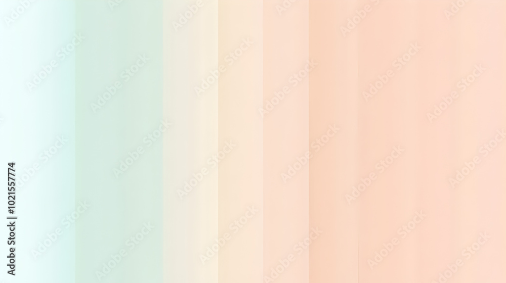 Fototapeta premium A soothing background showcasing a gradient of pastel colors, evoking a sense of tranquility and lightness background