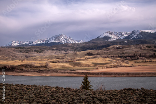 A River and Mountains in Colorado 2 